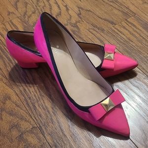 Kate Spade Anika Size 9 Hot Pink Chunky Heel